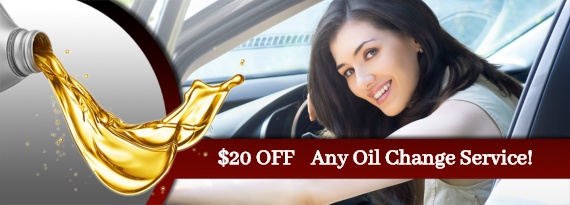 $20 Off Any Oil Change Service!